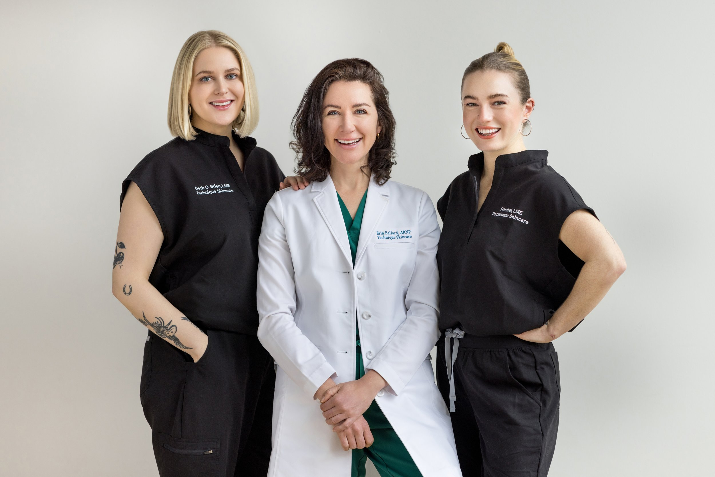 GlowNatura skincare professionals and team